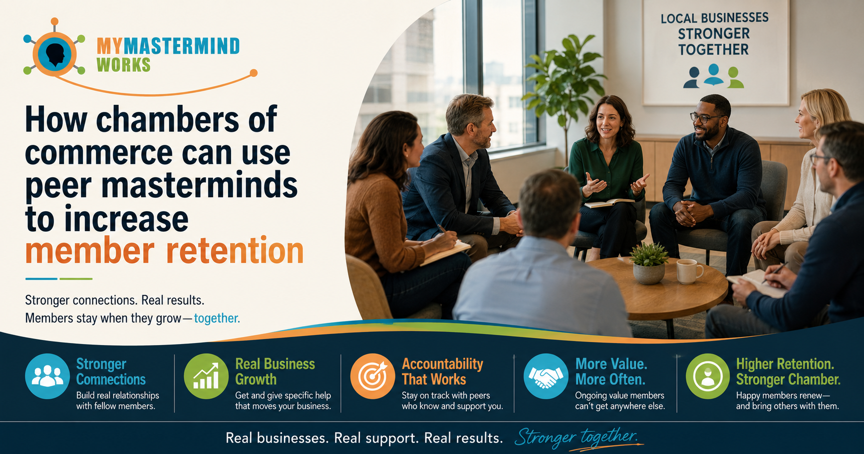 How chambers of commerce can use peer masterminds to increase member retention
